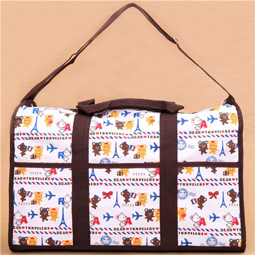 travel bear plane shoulder bag travel bag gym bag sports bag modeS4u