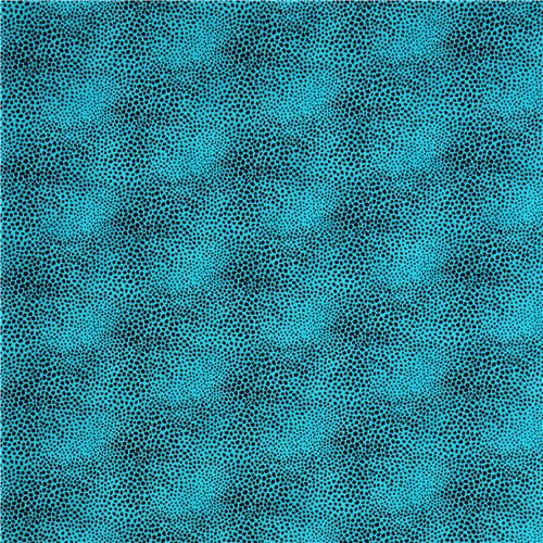 turquoise Rashida Skin animal print fabric Alexander Henry 2