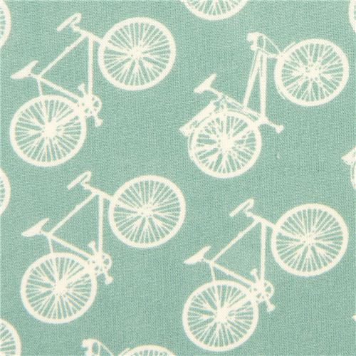 turquoise birch bike organic fabric from the USA - Fabric for Boys ...