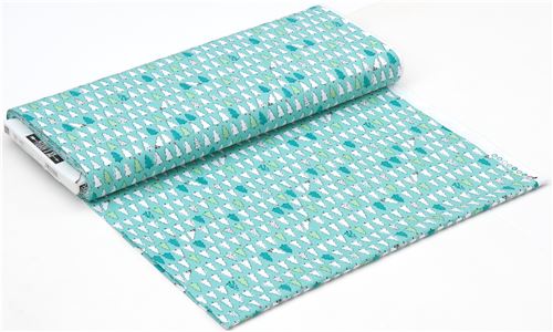 turquoise fabric small Christmas tree Ink & Arrow 4