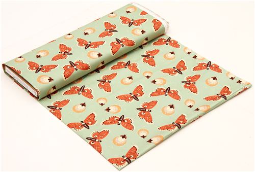 turquoise firefly animal organic fabric birch Fort Firefly 3