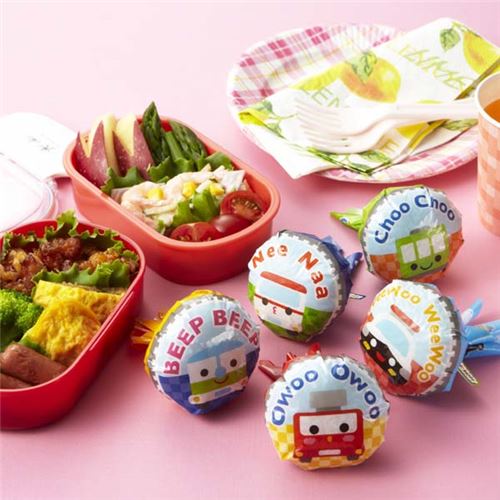 vehicles bento box food rice ball wrapping papers modeS4u