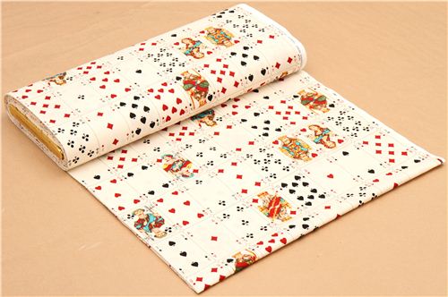 white Alexander Henry playing cards spade heart ace cross 3