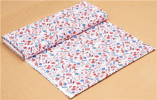 white British icons London fabric by Timeless Treasures 3
