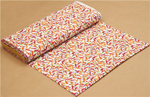 white Chili fabric by Alexander Henry 3