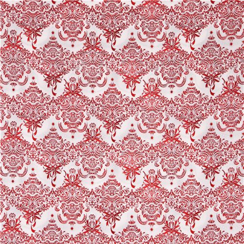 white Christmas star fabric Robert Kaufman Holiday Flourish 2