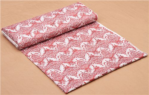 white Christmas star fabric Robert Kaufman Holiday Flourish 3