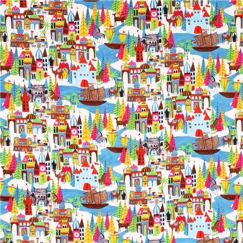 white Cloud 9 orient organic fabric The Land That Never Was 2