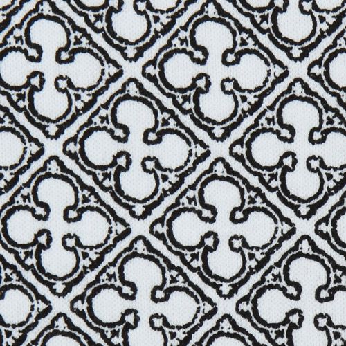 Tessuto in interock bianco