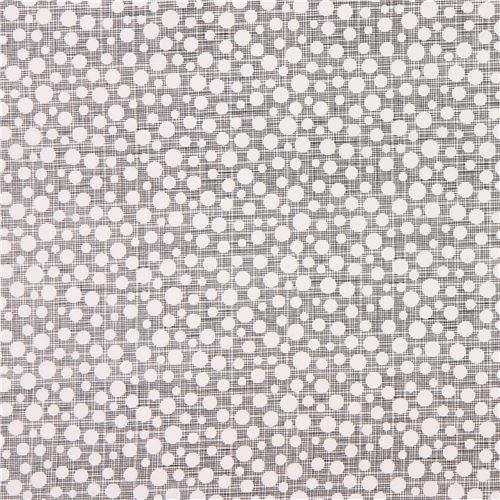 white Michael Miller fabric white dot black grid Hash Dot - modeS4u