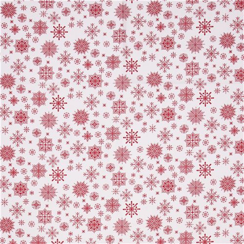 white Norwegian snow Christmas fabric Winter Essentials II 2