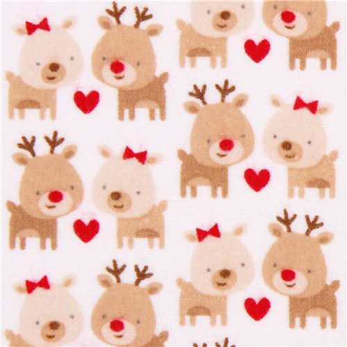 white Riley Blake Xmas flannel fabric Home for the Holidays 1