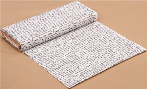 white Riley Blake chalk board chemical 'Equation' fabric Novelty 4