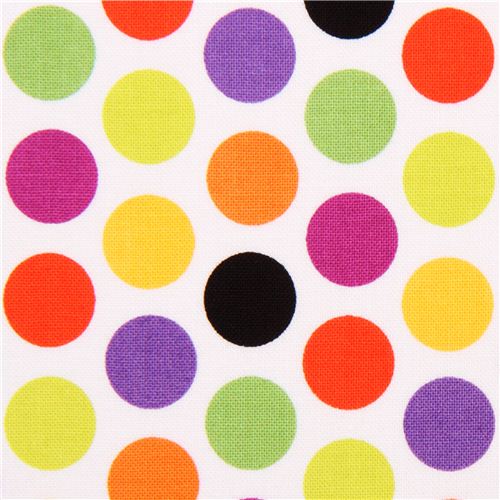 halloween polka dot fabric