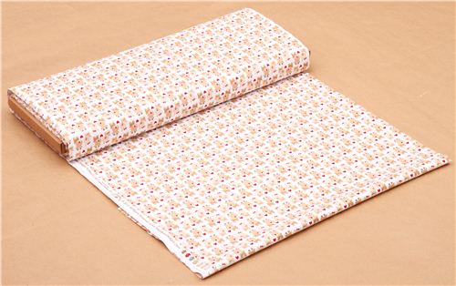 white Riley Blake reindeer Xmas fabric Home for the Holidays 3