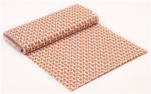 white Riley Blake reindeer Xmas fabric 'Santa Express' 3