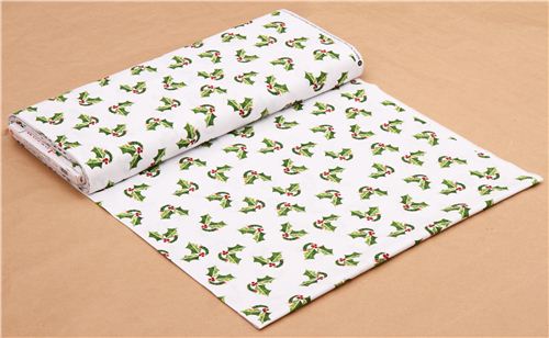 white The Very Hungry Caterpillar Christmas fabric Andover USA 3