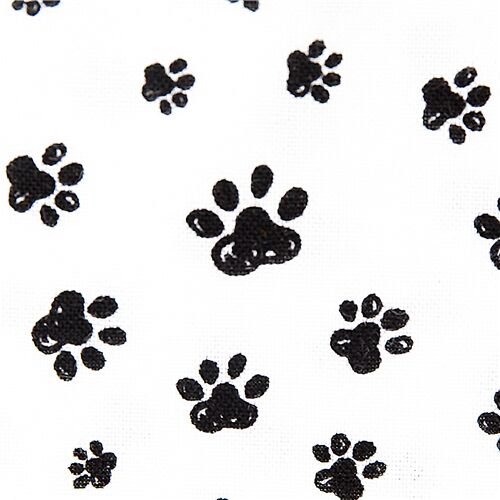 Paws Pet Sketch Paw Prints on White by Timeless Treasures 44 inches wide 100% Cotton Quilting Fabric TT-C8242-White