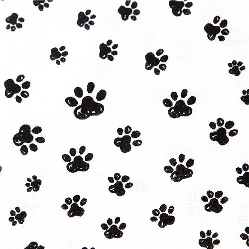 Paws Pet Sketch Paw Prints on White by Timeless Treasures 44 inches wide 100% Cotton Quilting Fabric TT-C8242-White