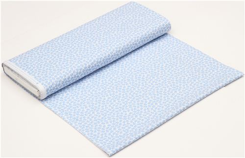 white animal fabric blue elephants by Michael Miller 3