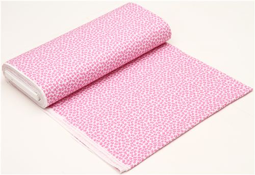 wei�er Tier Flanellstoff rosa Elefanten Michael Miller  3