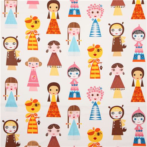 white big doll fabric by Robert Kaufman from the USA Fabric by Robert ...