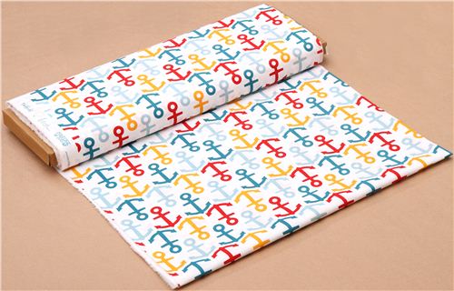 white birch anchor sailor organic fabric Anchors Away 3