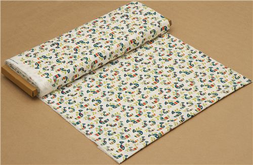 white birch toucan bird organic fabric Toucan Tango 3