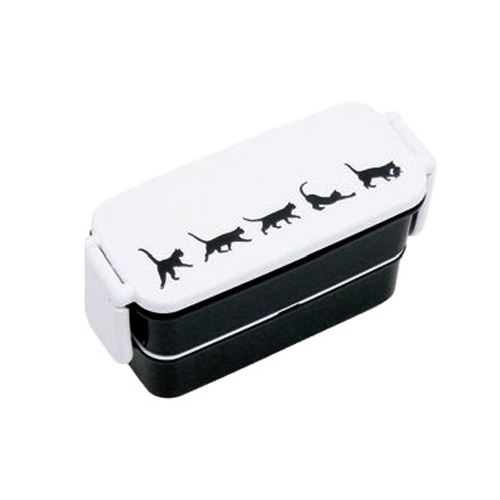 White Black Cat Bento Box Lunch Box By Fortissimo From Japan ModeS4u white-black-cat-bento-box-lunch-box-by-fortissimo-from-japan-modes4u