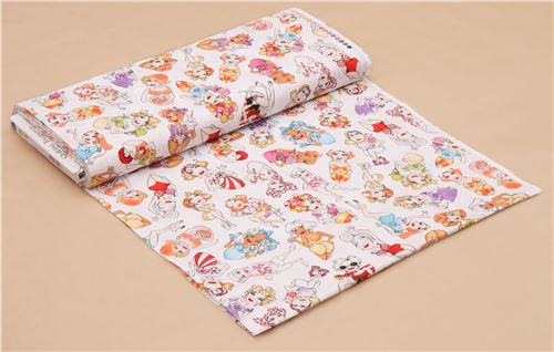 white candy woman fabric Quilting Treasures 'Sweetie-Loralie' 3