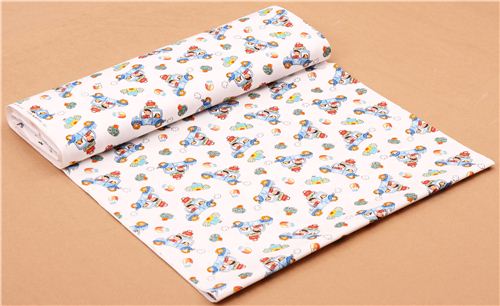 wei�er Auto Ballon Reise Oxford Stoff Kokka A Toy Chest 3