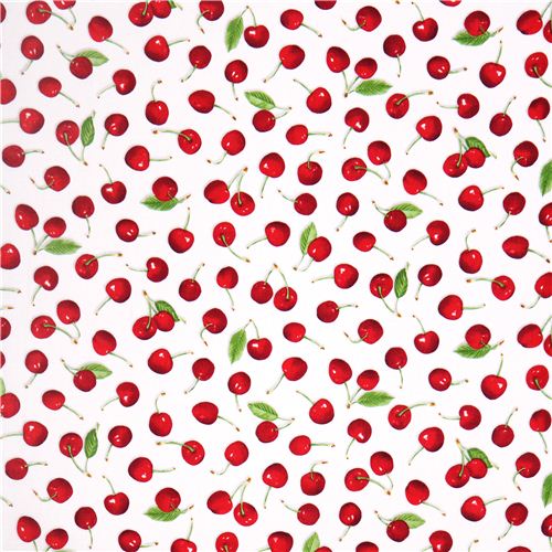 white cherry fabric Fresh Picked Quilting Treasures 2