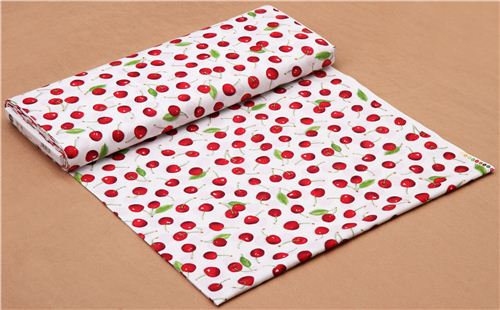 white cherry fabric Fresh Picked Quilting Treasures 3