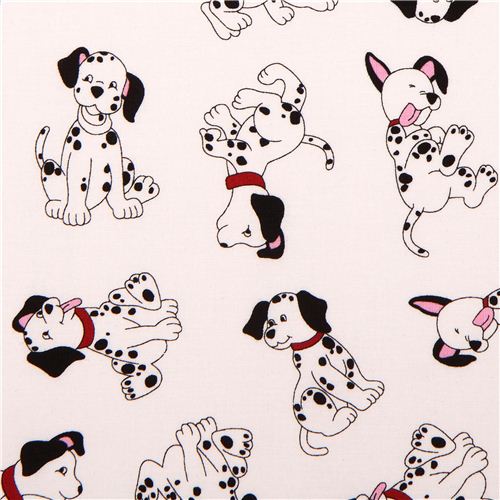 white dalmation dog animal fabric Dalmatian Rescue 1