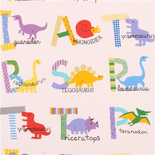 Dinosaur ABC print by coico