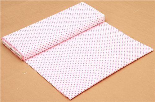 white dot fabric with neon rosa dots de Michael Miller 3