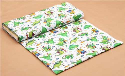 white dragon fabric Magical Dragons by Northcott Studio 3