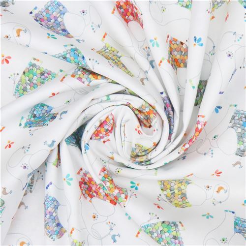 white elephant parade fabric by Quilting Treasures - modeS4u