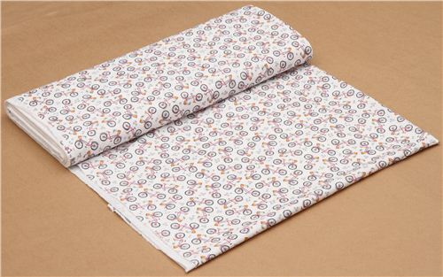 white girls bike fabric by Timeless Treasures 3