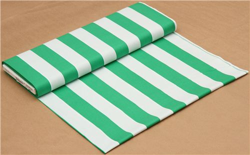 white-green striped Michael Miller fabric from the USA 3