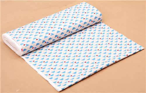 white-grey structured mountain Mt Fuji fabric Cosmo Japan 3