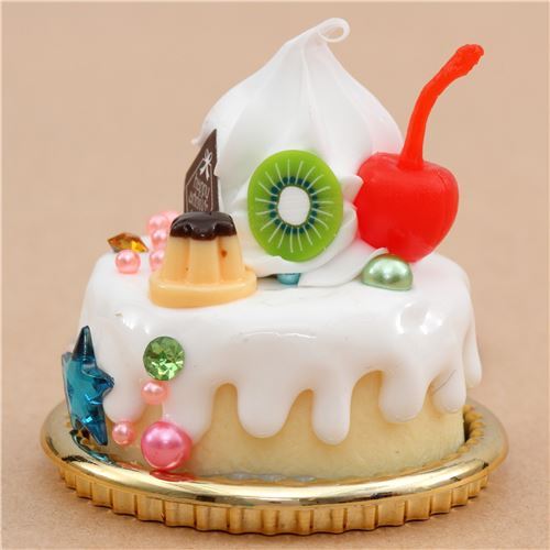 white icing cream color cake fruit dessert figure from Japan - modeS4u