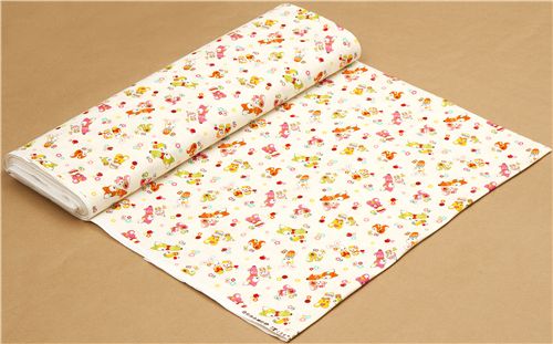 weisser kawaii Stoff Rehlein von Cosmo aus Japan 3