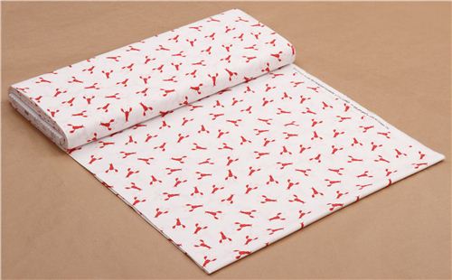 white lobster sea animals fabric by Dear Stella USA 4