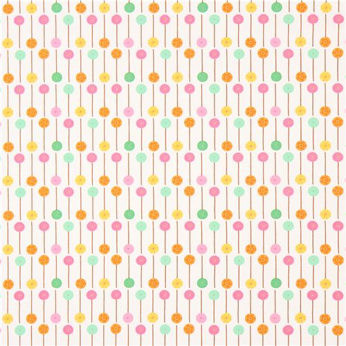 white lollipops fabric by Timeless Treasures USA 2