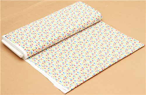 white mini bird fabric by Timeless Treasures USA 3