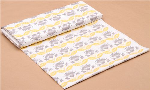 white monaluna flower organic fabric bloom from the USA 3