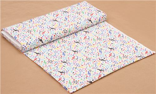 white music clef fabric 'We got the Beat' Blank Quilting USA 5