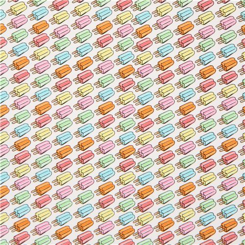 white popsicle fabric by Timeless Treasures 2