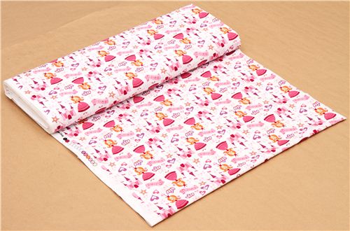 white princess fairy tale fabric USA Little Princess Toss 3